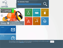 Tablet Screenshot of camlab.co.uk